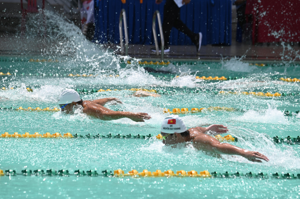 Đơn vị TP Hồ Chí Minh quá mạnh, đoạt nhiều huy chương trên bảng tổng sắp cả hai nội dung bơi và lặn