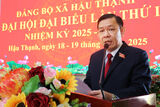 Đồng chí Hà Thanh Chì giữ chức vụ Bí thư Đảng ủy xã Hậu Thạnh, nhiệm kỳ 2025-2030