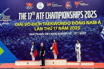 Tây Ninh giành 2 huy chương giải Taekwondo Đông Nam Á