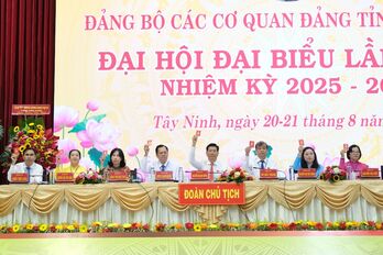 Đảng bộ các cơ quan Đảng tỉnh Tây Ninh đề ra 5 chỉ tiêu Nghị quyết nhiệm kỳ 2025 – 2030