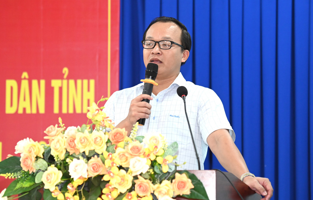 Ông Võ Quốc Khánh, báo cáo tóm tắt nội dung Kỳ họp thứ Hai, Khoá X, nhiệm kỳ 2021 – 2026