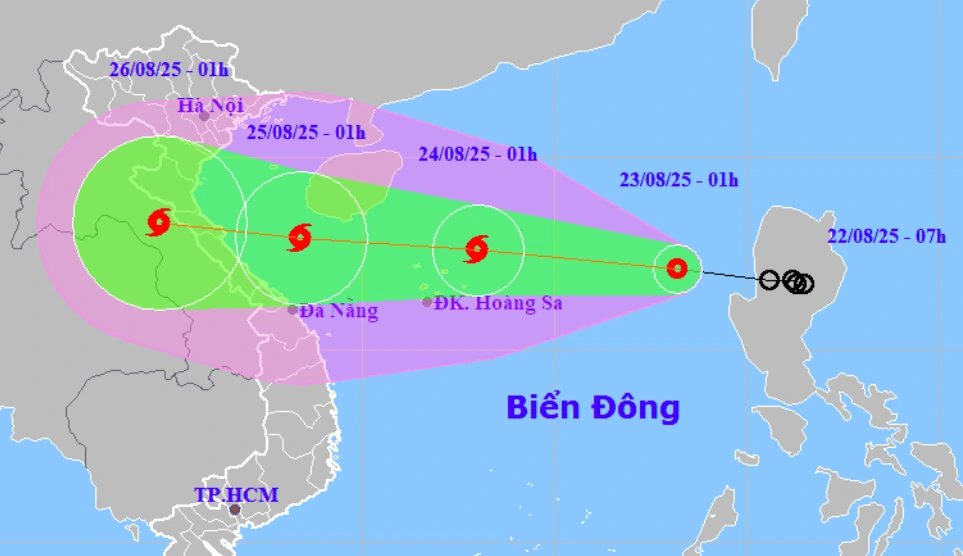 Dự báo hôm nay Biển Đông có bão số 5, sóng cao 6 m