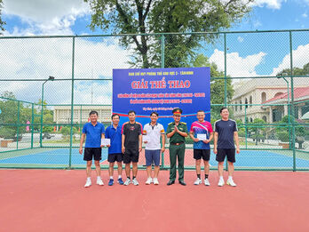 Ban Chỉ huy phòng thủ Khu vực 3 - Tân Ninh: Sôi nổi hội thao chào mừng 80 năm Quốc khánh 02/9