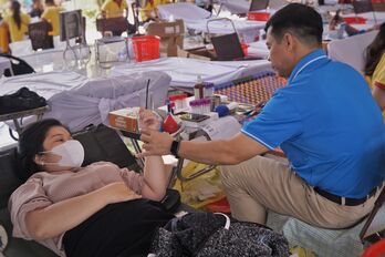 Ban Trị sự Giáo hội Phật giáo Việt Nam  tỉnh Tây Ninh tiếp nhận 450 đơn vị máu