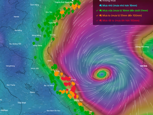 Bão số 5 giật cấp 17, 'sức phá hoại cực kỳ lớn'
