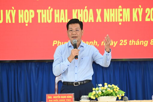 Cử tri xã Phước Thạnh quan tâm vấn đề đường cao tốc