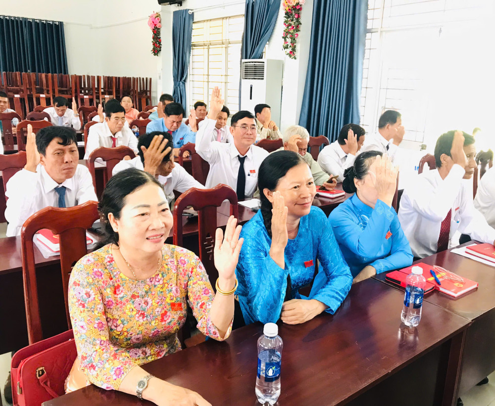 HĐND xã Tân Tập tổ chức Kỳ họp thứ 2