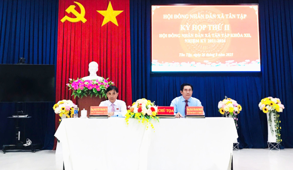 HĐND xã Tân Tập tổ chức Kỳ họp thứ 2