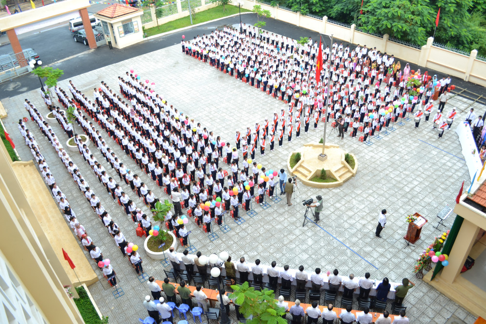 Lễ khai giảng năm học mới của Trường Phổ thông Dân tộc nội trú Tây Ninh niên học trước