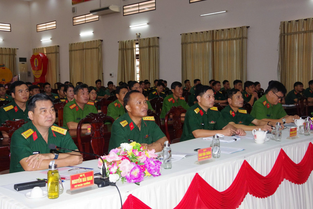 Sư đoàn 5 tổ chức rút kinh nghiệm hội thi, hội thao giai đoạn 1 năm 2025