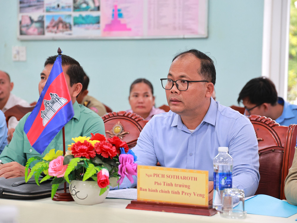 Thống nhất phương án chuẩn bị tổ chức Lễ khai trương cặp Cửa khẩu Quốc tế Tân Nam - Meun Chey