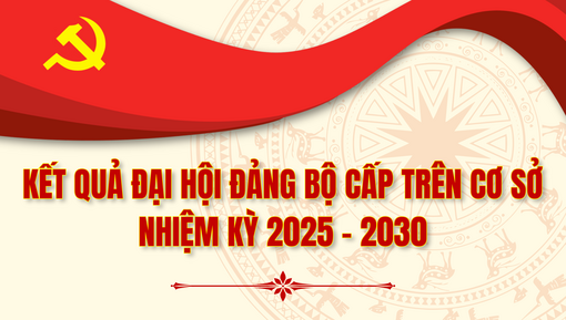 Tây Ninh: Kết quả đại hội đảng bộ cấp trên cơ sở nhiệm kỳ 2025 - 2030