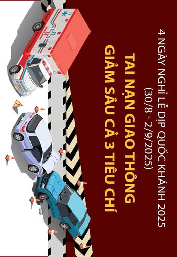 Dịp Quốc khánh 2025: Tai nạn giao thông giảm sâu cả 3 tiêu chí