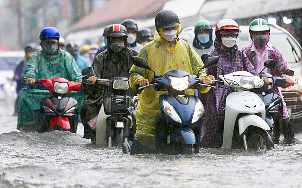 Thời tiết hôm nay 07/9: Đà Nẵng vào Nam Bộ, TP.HCM mưa to đến rất to