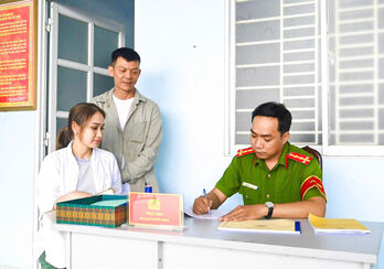 Lương Hòa: Xây dựng công an xã chính quy, hiện đại