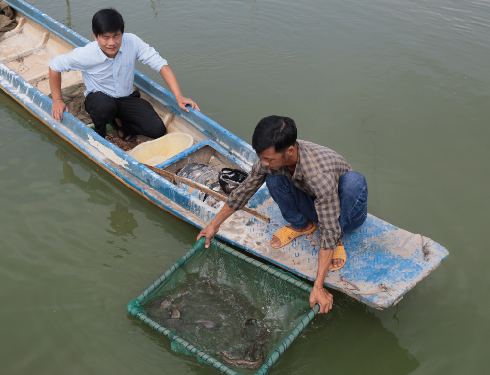 Xã Phước Chỉ khai thác thế mạnh nuôi trồng thủy sản