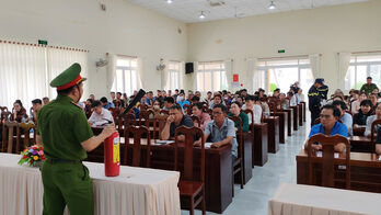 Tân Biên: Tuyên truyền về phòng cháy, chữa cháy và cứu nạn, cứu hộ