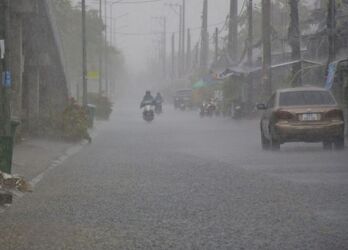 Thời tiết ngày 12/9: Bắc Bộ cục bộ có nơi mưa to