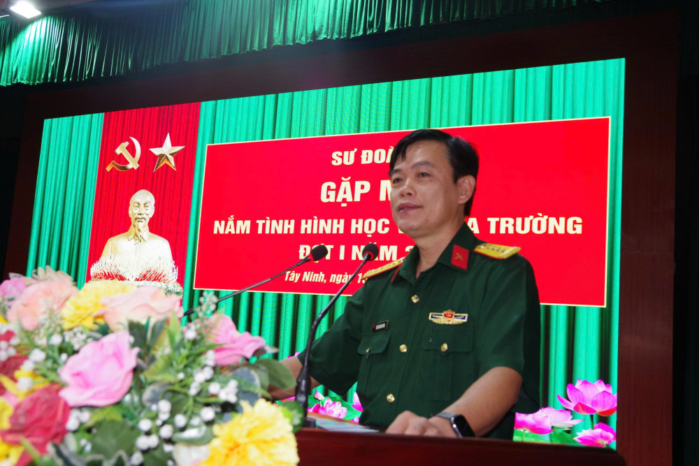 Sư đoàn 5: Gặp mặt, nắm tình hình học viên ra trường đợt 1 năm 2025