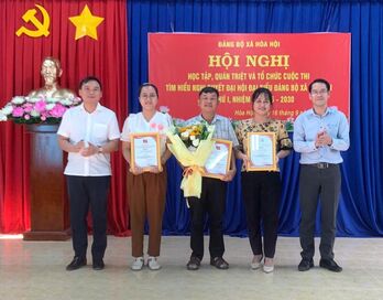Đảng bộ xã Hòa Hội phát động Cuộc thi tìm hiểu Nghị quyết Đại hội đại biểu Đảng bộ xã nhiệm kỳ 2025-2030