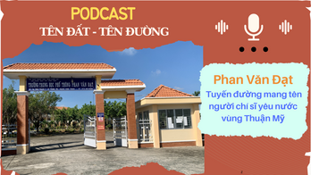 Phan Văn Đạt - Tuyến đường mang tên người chí sĩ yêu nước vùng Thuận Mỹ
