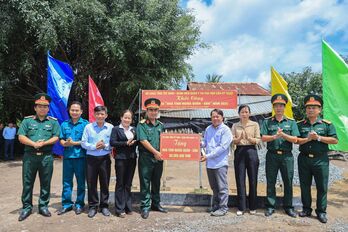 Bộ CHQS tỉnh Tây Ninh khởi công xây dựng “Nhà tình nghĩa Quân – Dân”