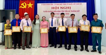 Xã Truông Mít: Đổi mới công tác thi đua – khen thưởng, tạo động lực phát triển toàn diện