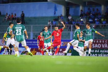 Long An nhận thất bại 0-2 trước Khatoco Khánh Hòa ở vòng 1 Giải hạng Nhất Quốc gia