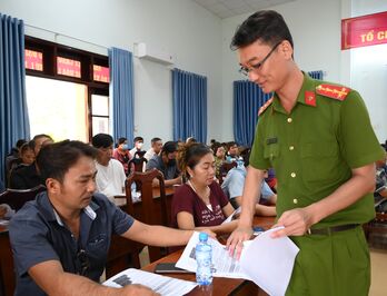 Xã Lương Hòa: Phát huy nội lực xây dựng thế trận an ninh Nhân dân vững chắc