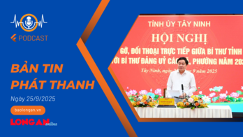 Bản tin phát thanh ngày 25/9/2025