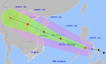 Bão Bualoi khả năng càng vào gần bờ càng mạnh, có 3 kịch bản đổ bộ Bão Bualoi khả năng càng vào gần bờ càng mạnh, có 3 kịch bản đổ bộ