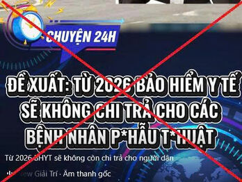 Cảnh báo thông tin giả về chính sách bảo hiểm y tế