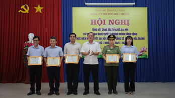 Phường Hoà Thành: Tổng kết công tác tổ chức Đại hội đại biểu Đảng bộ phường lần thứ I, nhiệm kỳ 2025-2030