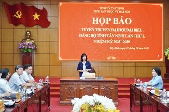 Tây Ninh sẽ ứng dụng trí tuệ nhân tạo (AI) trong Đại hội đại biểu Đảng bộ tỉnh