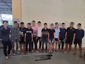 Tây Ninh: Ngăn chặn nhóm thanh thiếu niên mang hung khí gây rối trong đêm