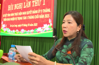 An Lục Long: 9 tháng đầu năm 2025 đạt 10/15 chỉ tiêu nghị quyết