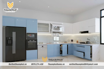 Trải nghiệm tủ bếp inox sang trọng, tiện ích từ Nội Thất Thuận Phát