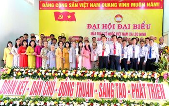 Ông Huỳnh Trung Tấn giữ chức Chủ tịch UBMTTQ Việt Nam xã Lộc Ninh khóa I, nhiệm kỳ 2025-2030