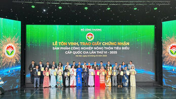 Tây Ninh có 1 sản phẩm được công nhận sản phẩm công nghiệp nông thôn tiêu biểu cấp quốc gia lần thứ VI năm 2025