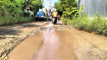 Phường Tân Ninh: Đường Huỳnh Công Nghệ xuống cấp