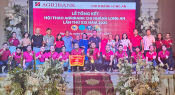 Sôi nổi hội thao Agribank chi nhánh Long An lần thứ 21 năm 2025