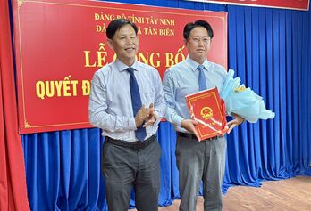Ông Nguyễn Minh Thành giữ chức vụ Phó Chủ tịch UBND xã Tân Biên
