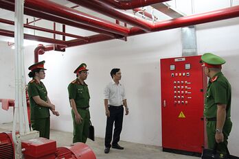 Bảo đảm an toàn phòng cháy, chữa cháy Đại hội đại biểu Đảng bộ tỉnh
