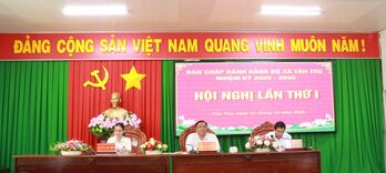 Đảng bộ xã Tân Trụ thực hiện Nghị quyết đạt nhiều kết quả tích cực