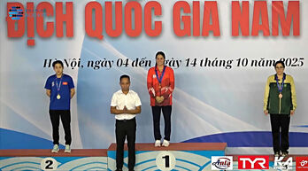 Mỹ Tiên giành 2 Huy chương Vàng, phá 1 kỷ lục quốc gia