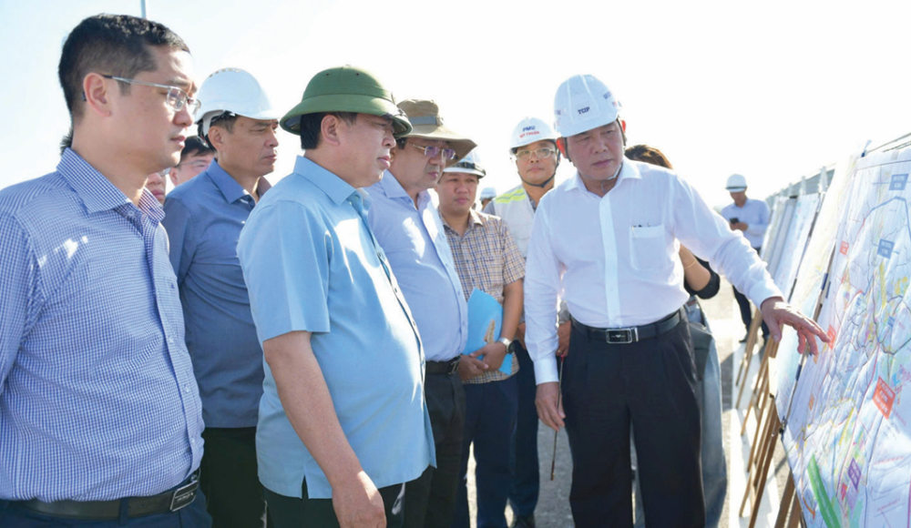 Building a synchronous transport system to create momentum for economic development