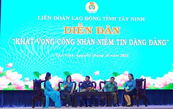Khát vọng công nhân - Niềm tin dâng Đảng Khát vọng công nhân - Niềm tin dâng Đảng