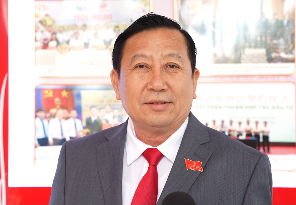 Ông Phan Văn Hòa - Bí thư Đảng ủy xã Bến Cầu