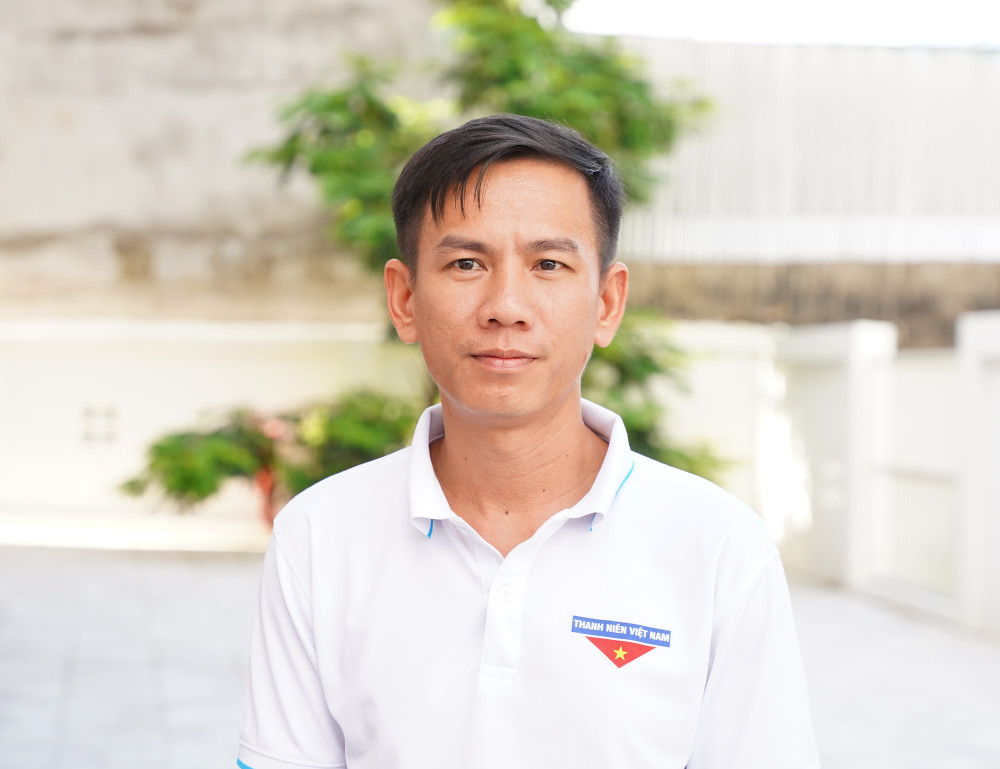 Anh Lê Anh Ngữ - Phó Chủ tịch UBMTTQVN phường, Bí thư Đoàn phường Long Hoa