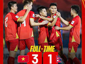 Vietnam win 3-1 over Nepal in Group F of 2027 Asian Cup qualifiers